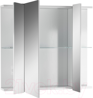 Шкаф с зеркалом для ванной Айсберг Мега 75