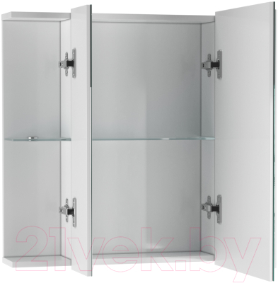 Шкаф с зеркалом для ванной Айсберг Мега 75