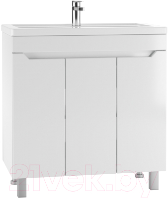 Тумба под умывальник Айсберг Maria 80 Мечта без ящика - фото