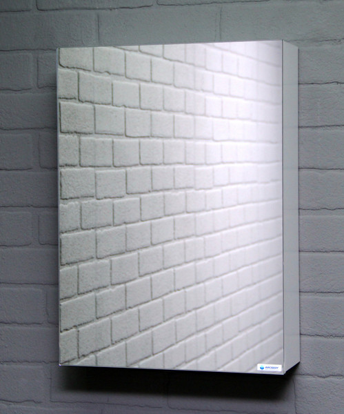 Шкаф с зеркалом для ванной Айсберг Мечта 40 - фото