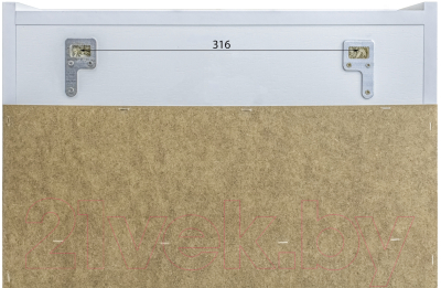 Шкаф с зеркалом для ванной Айсберг Мечта 50