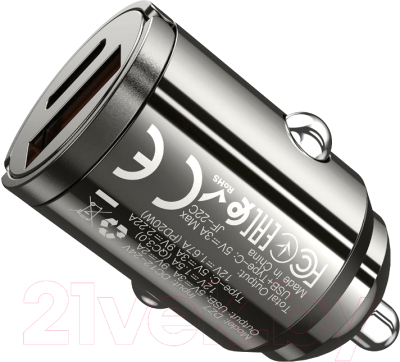 Адаптер питания автомобильный Hoco DZ7