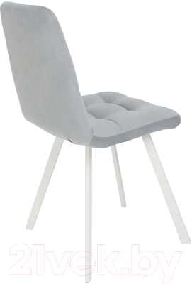 Стул Listvig Фин (светло-серый Camaro 09/белый)