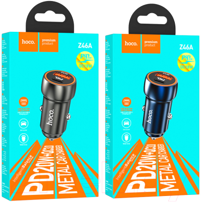 Адаптер питания автомобильный Hoco Z46A