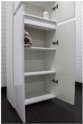 Шкаф-пенал для ванной Айсберг Норма 60 без ящика