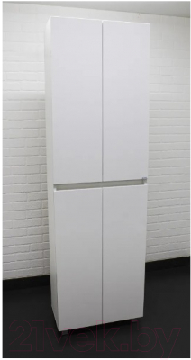 Шкаф-пенал для ванной Айсберг Норма 60 без ящика