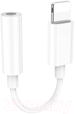 Кабель/переходник Hoco LS34 Lightning - Jack 3.5 - фото