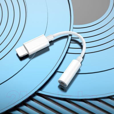 Кабель/переходник Hoco LS34 Lightning - Jack 3.5