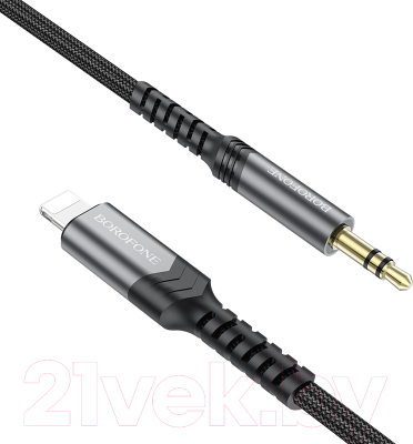 Кабель Borofone BL15 Lightning - Jack(M) 3.5мм - фото