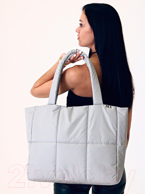 Сумка MT.Style ТОУТ-1 из водоотталкивающей ткани (серый)