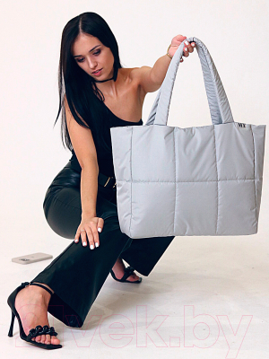 Сумка MT.Style ТОУТ-1 из водоотталкивающей ткани (серый)