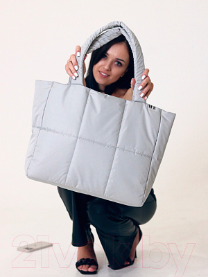 Сумка MT.Style ТОУТ-1 из водоотталкивающей ткани (серый)