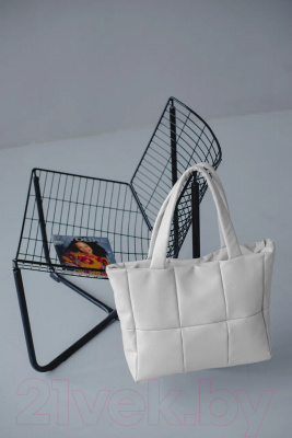 Сумка MT.Style ТОУТ из экокожи (белый)