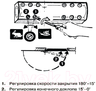 Доводчик с рычагом Geze TS 1500