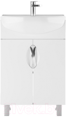 Тумба под умывальник Айсберг Исеть 55 Стандарт без ящика - фото