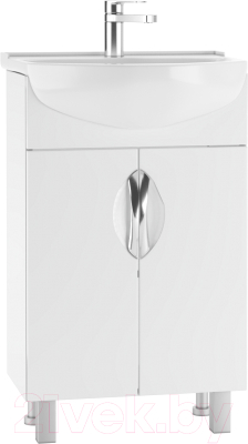 Тумба под умывальник Айсберг Элегия 50 Стандарт без ящика - фото