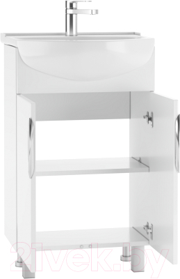 Тумба под умывальник Айсберг Элегия 50 Стандарт без ящика