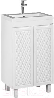 Тумба под умывальник Домино Andrea 50 3D без ящика - фото