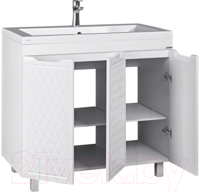 Тумба под умывальник Домино Andrea 90 3D без ящика