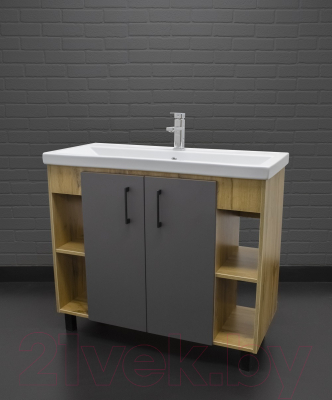 Тумба под умывальник Домино Фостер 100 Craft без ящика