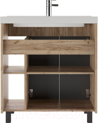 Тумба под умывальник Домино Фостер 80 Craft без ящика