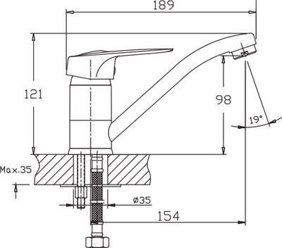 Смеситель Haiba HB4537