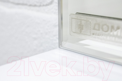 Шкаф с зеркалом для ванной Домино Cube 75