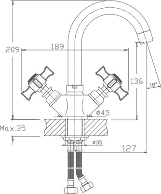 Смеситель Haiba HB4524