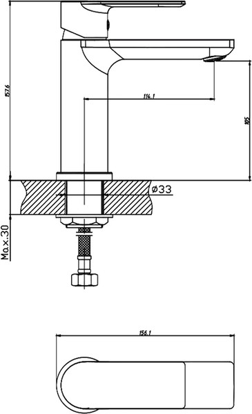 Смеситель Haiba HB12505