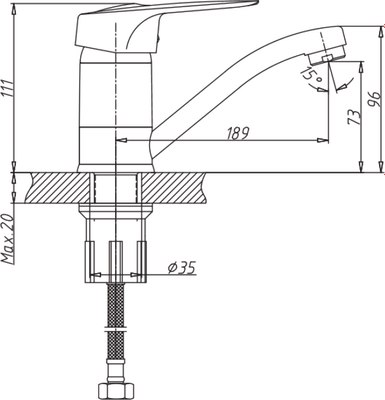 Смеситель Haiba HB4504-2