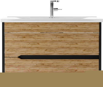 Тумба под умывальник Домино Elena 80 Karat подвесная В2