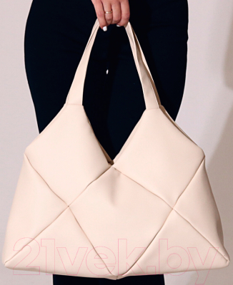 Сумка MT.Style Ромбы (бежевый) - фото