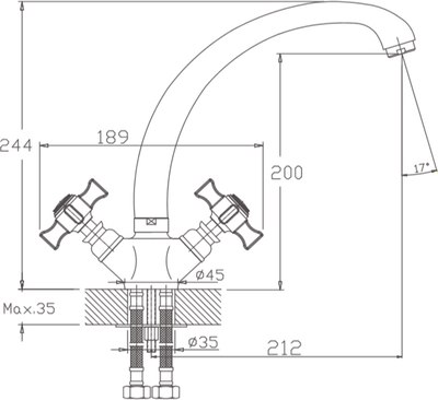 Смеситель Haiba HB4724