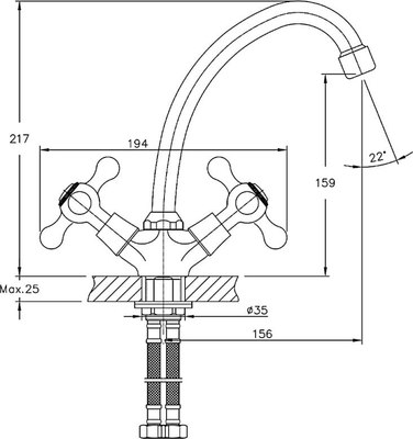 Смеситель Haiba HB4927