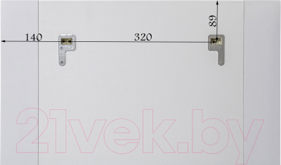 Зеркало Домино Optima 60