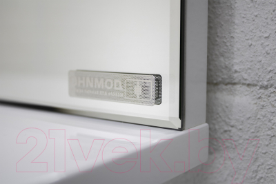 Шкаф с зеркалом для ванной Домино Optima 65 (левый, глянец)