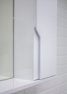 Шкаф с зеркалом для ванной Домино Optima 65