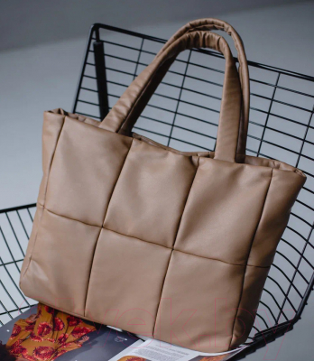 Сумка MT.Style ТОУТ из экокожи (ирис) - фото