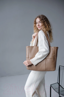 Сумка MT.Style ТОУТ из экокожи (ирис)