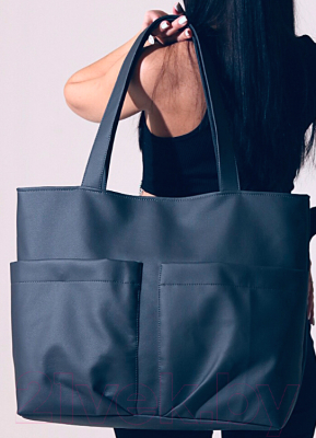 Сумка MT.Style ТОУТ с двумя карманами (графит) - фото