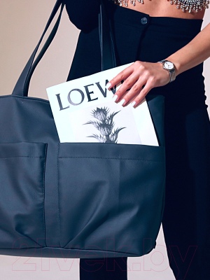 Сумка MT.Style ТОУТ с двумя карманами (графит)