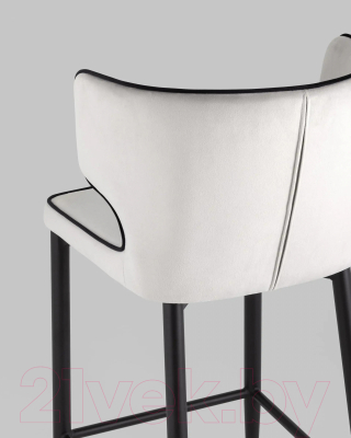 Стул барный Stool Group Матео / MC110C HLR-13/HLR-66 (велюр светло-серый)