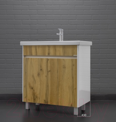 Тумба под умывальник Домино Fest 80 Uno без ящика