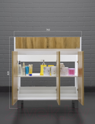 Тумба под умывальник Домино Fest 80 Uno без ящика