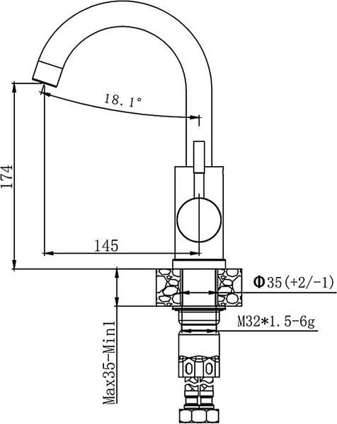 Смеситель Haiba HB72304-3