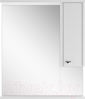 Шкаф с зеркалом для ванной Домино Блик 60 Лайт - фото