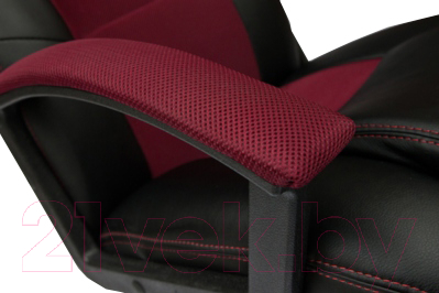 Кресло геймерское Tetchair Driver экокожа/ткань (черный/бордовый)