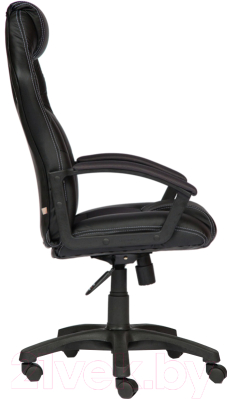 Кресло геймерское Tetchair Driver экокожа/ткань (черный/серый)