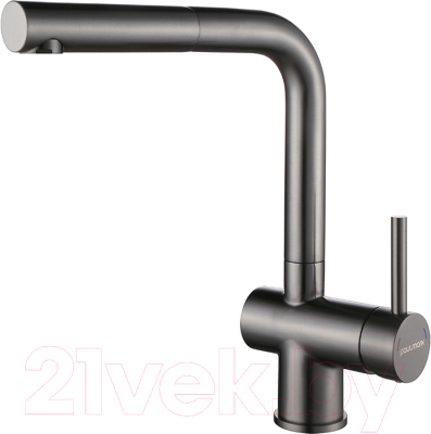 Смеситель Paulmark Dosse Do214418-GM (вороненая сталь) - фото