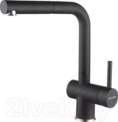 Смеситель Paulmark Dosse Do214418-418 (черный металлик) - фото